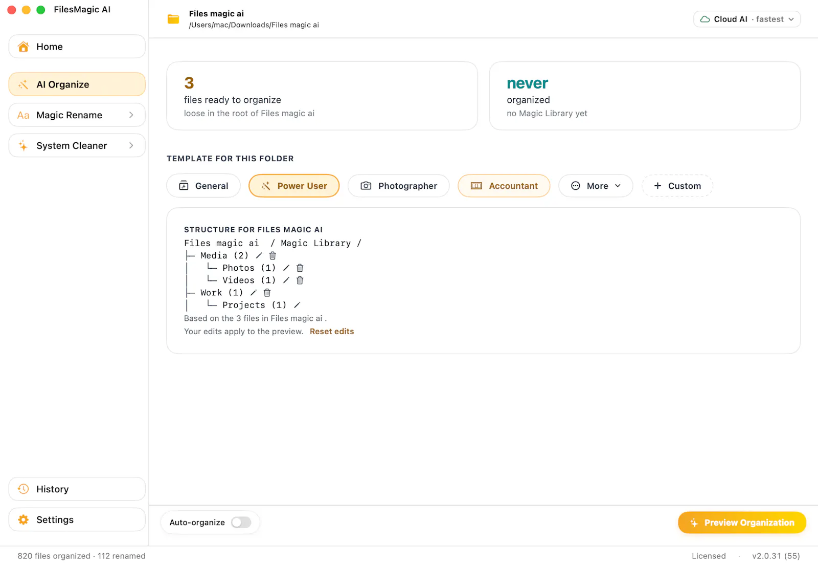 Files Magic AI File Rename & Organizer screenshot 2