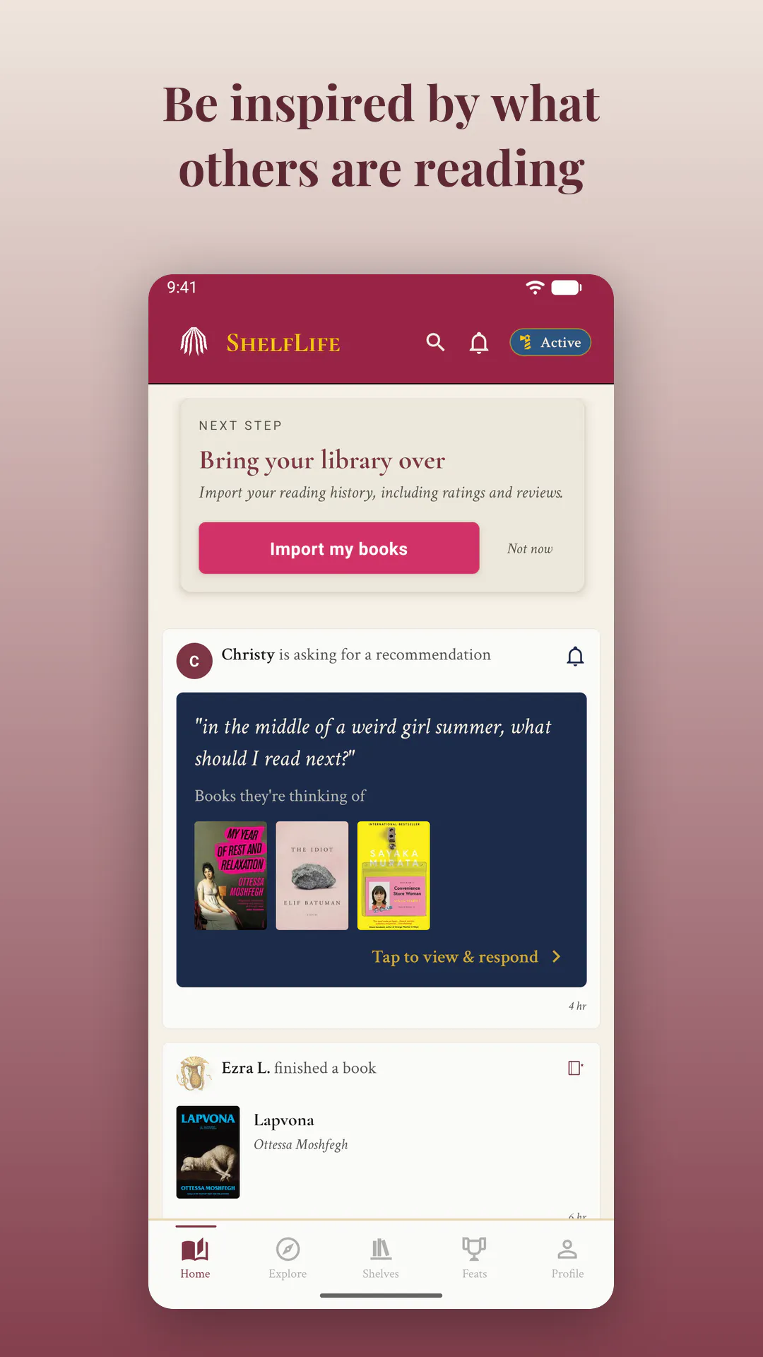 ShelfLife: Social Book Tracker gallery image