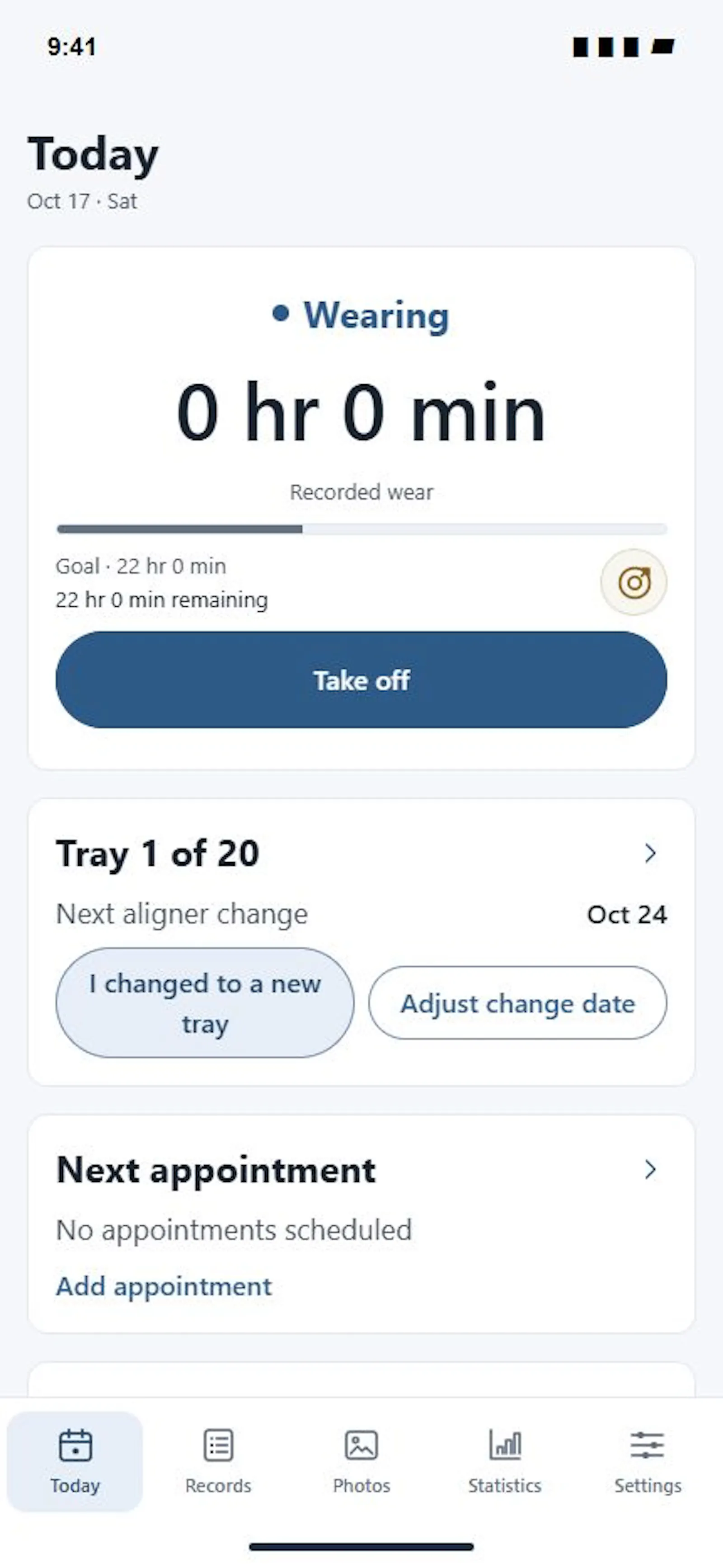 Aligner Diary screenshot 2