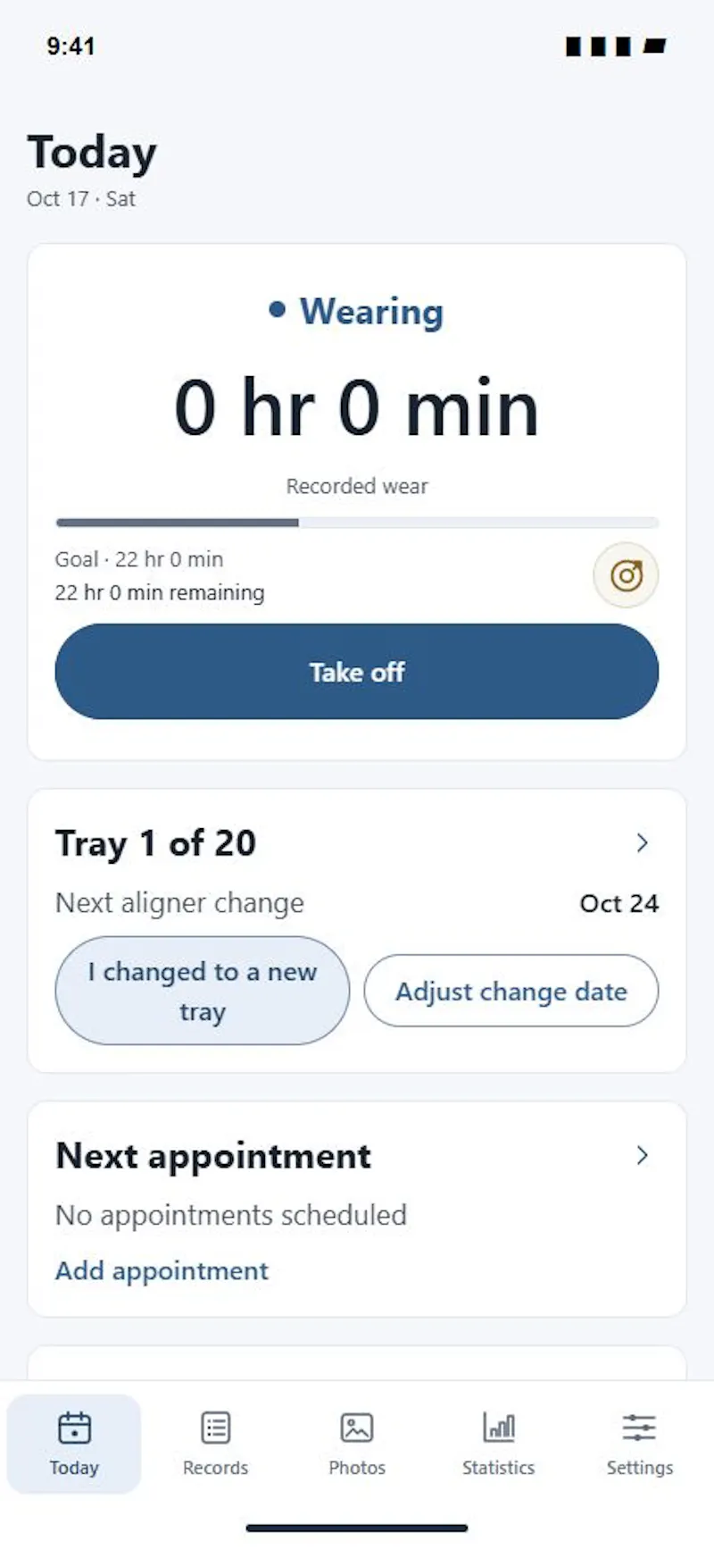 Aligner Diary screenshot 2