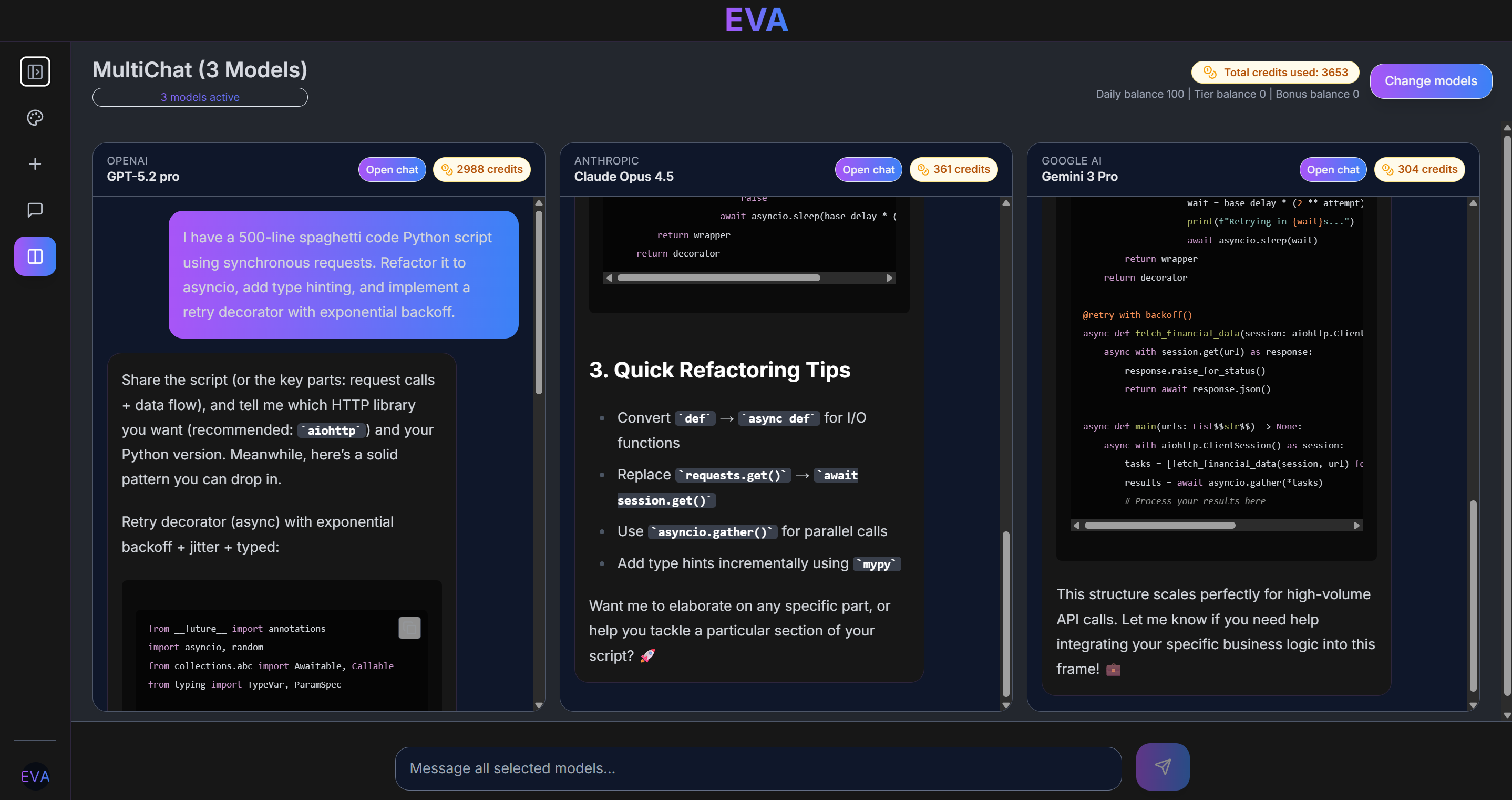EVA Online AI gallery image