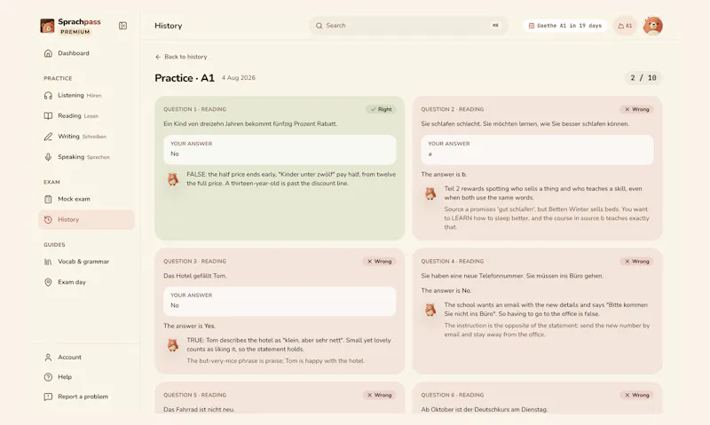 Sprachpass screenshot 8