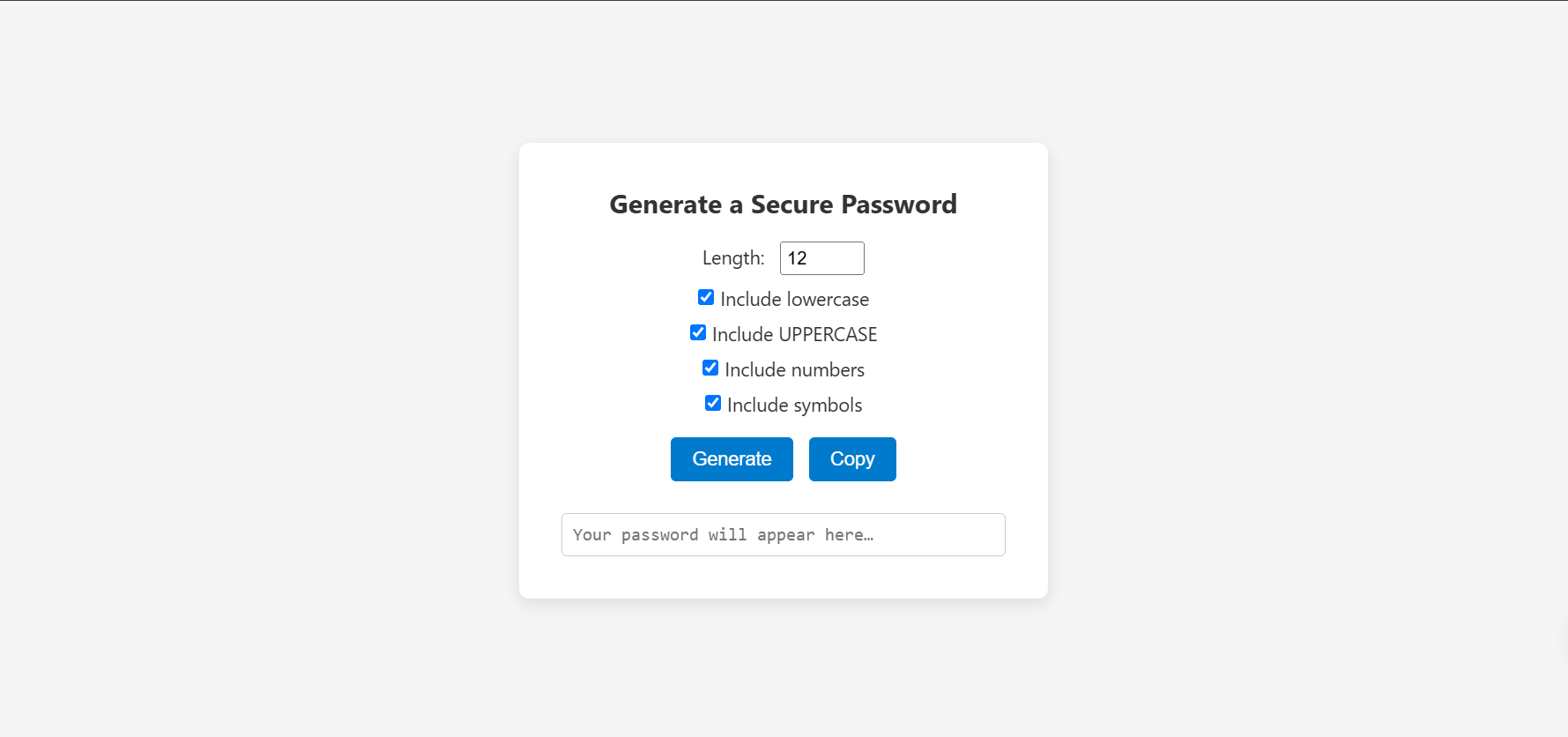 KwikPass.app - Gratis, no -signup, responsieve wachtwoordgenerator media 3