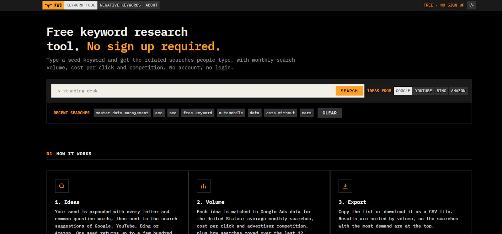Keyword Cowboy Free Keyword Research... screenshot 4