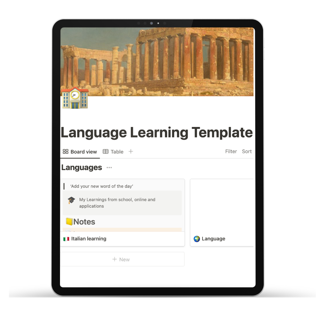 Notion Language Learner
