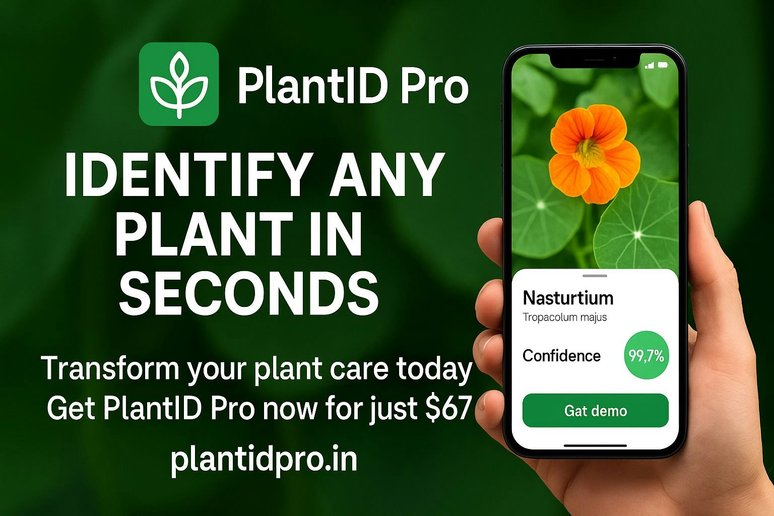 PlantID Pro – AI Plant Identifier logo