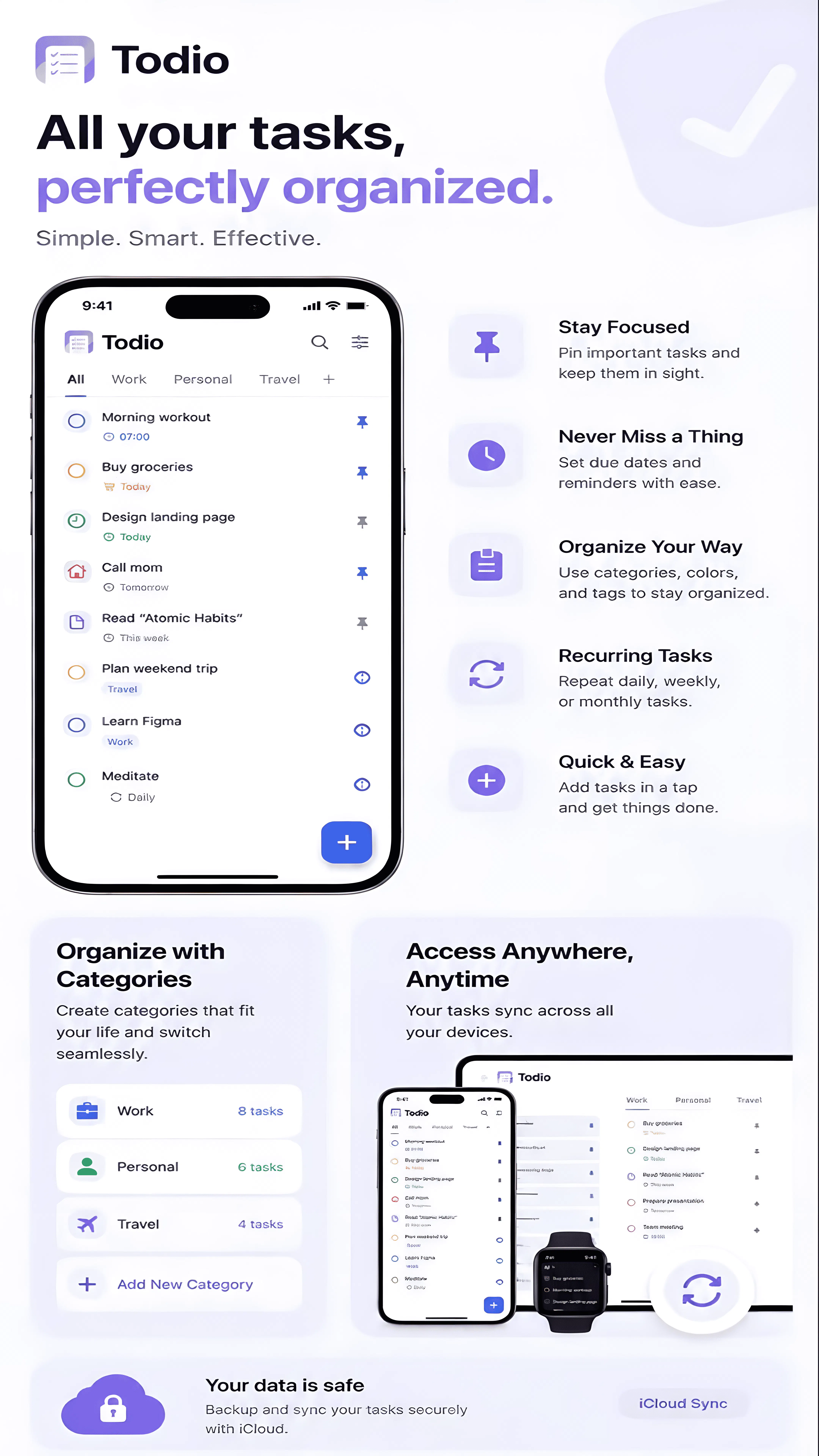 Todio - Simple ToDo List gallery image
