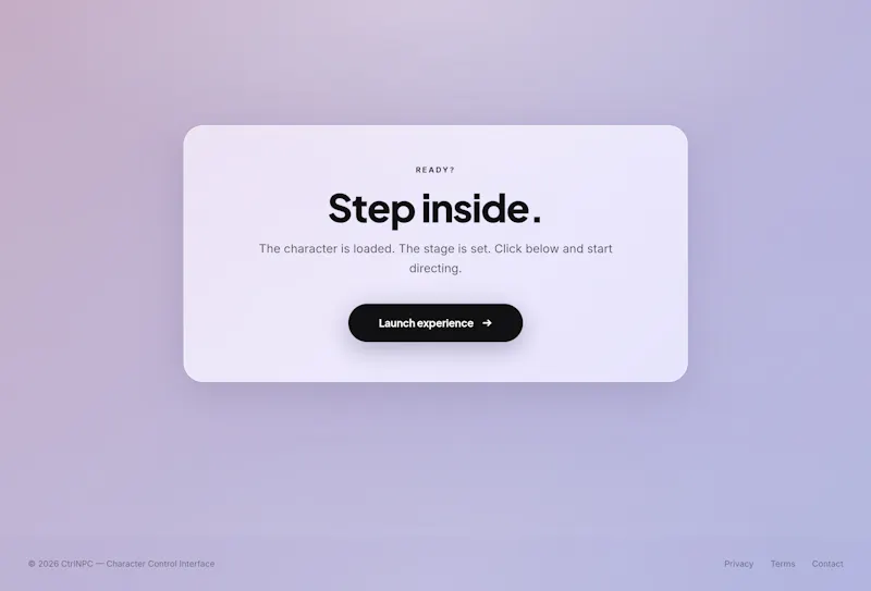 CtrlNPC — Character Control Interface screenshot 5