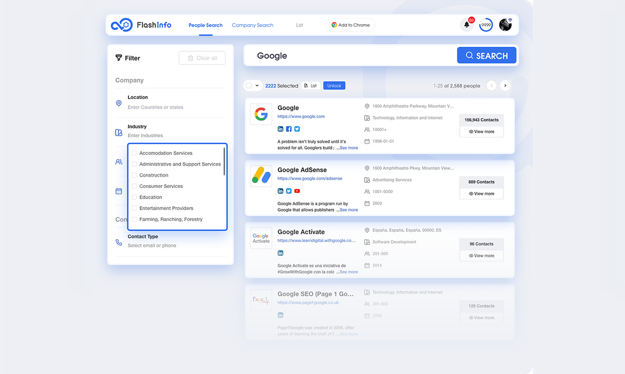 FlashInfo gallery image