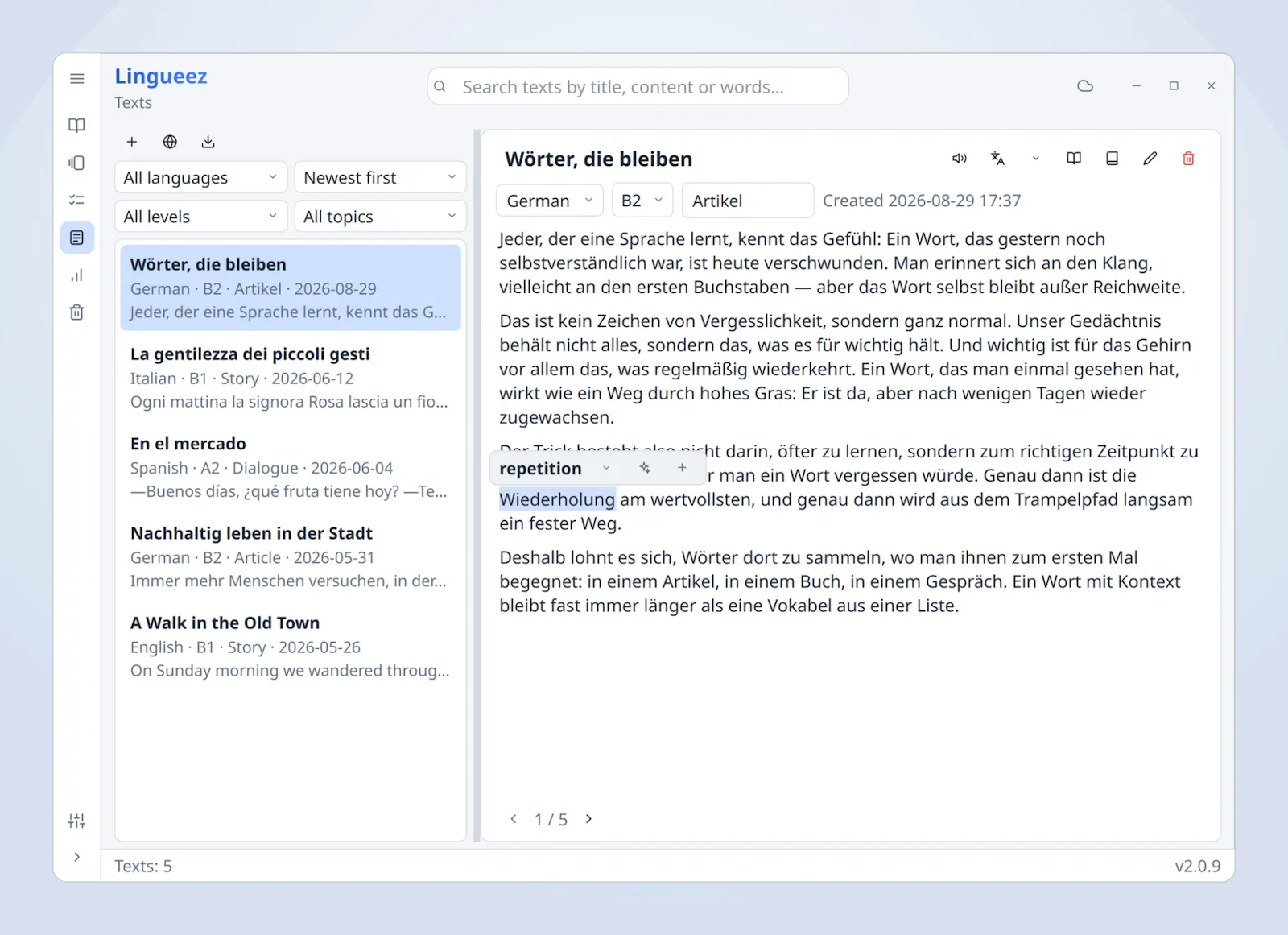 Lingueez screenshot 8