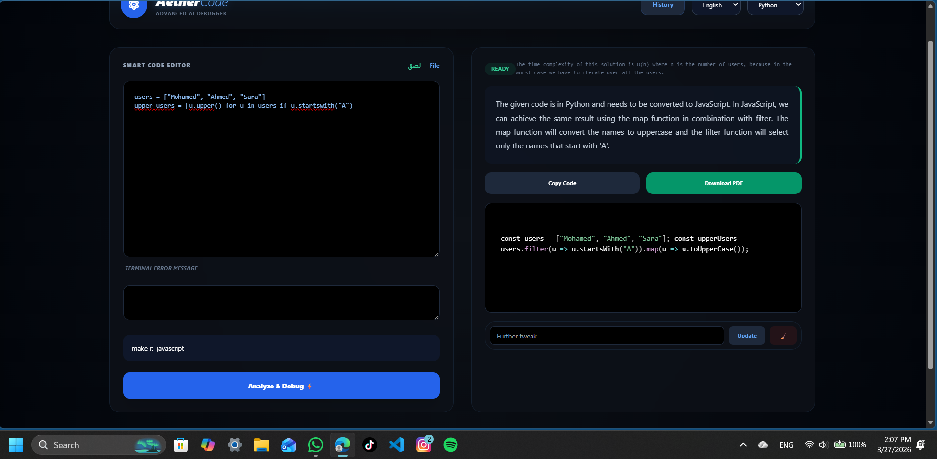 AetherCode AI gallery image