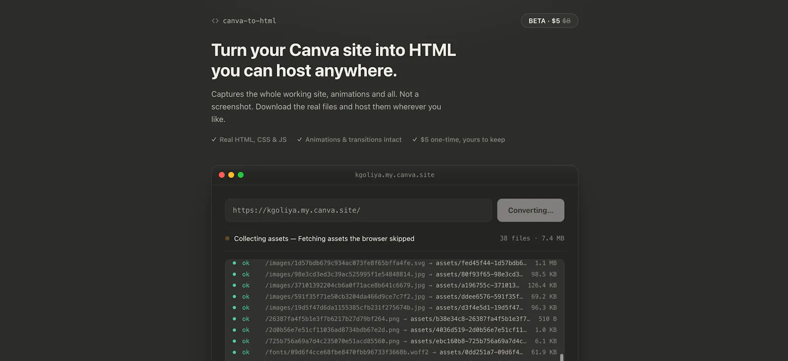 canva-to-html screenshot 2