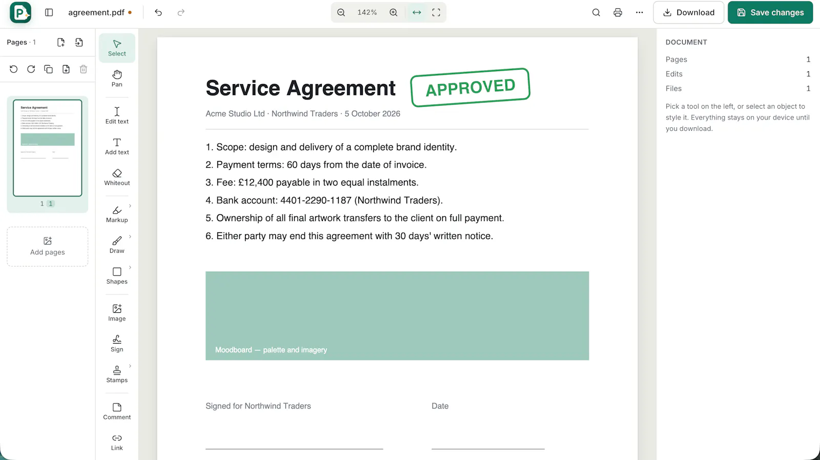 PDFella | Online PDF Editor screenshot 3