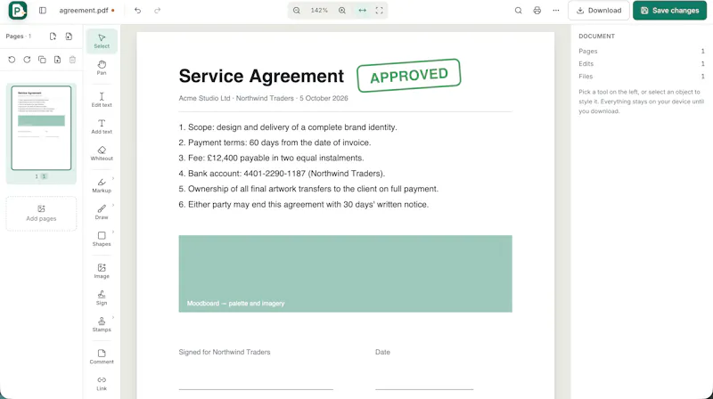 PDFella | Online PDF Editor screenshot 3