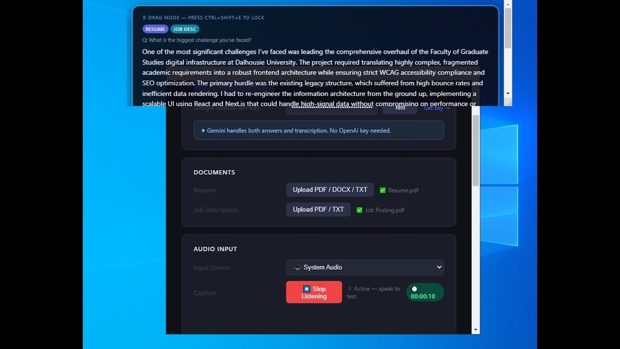 Vantage Voice (Interview Co-pilot) gallery image