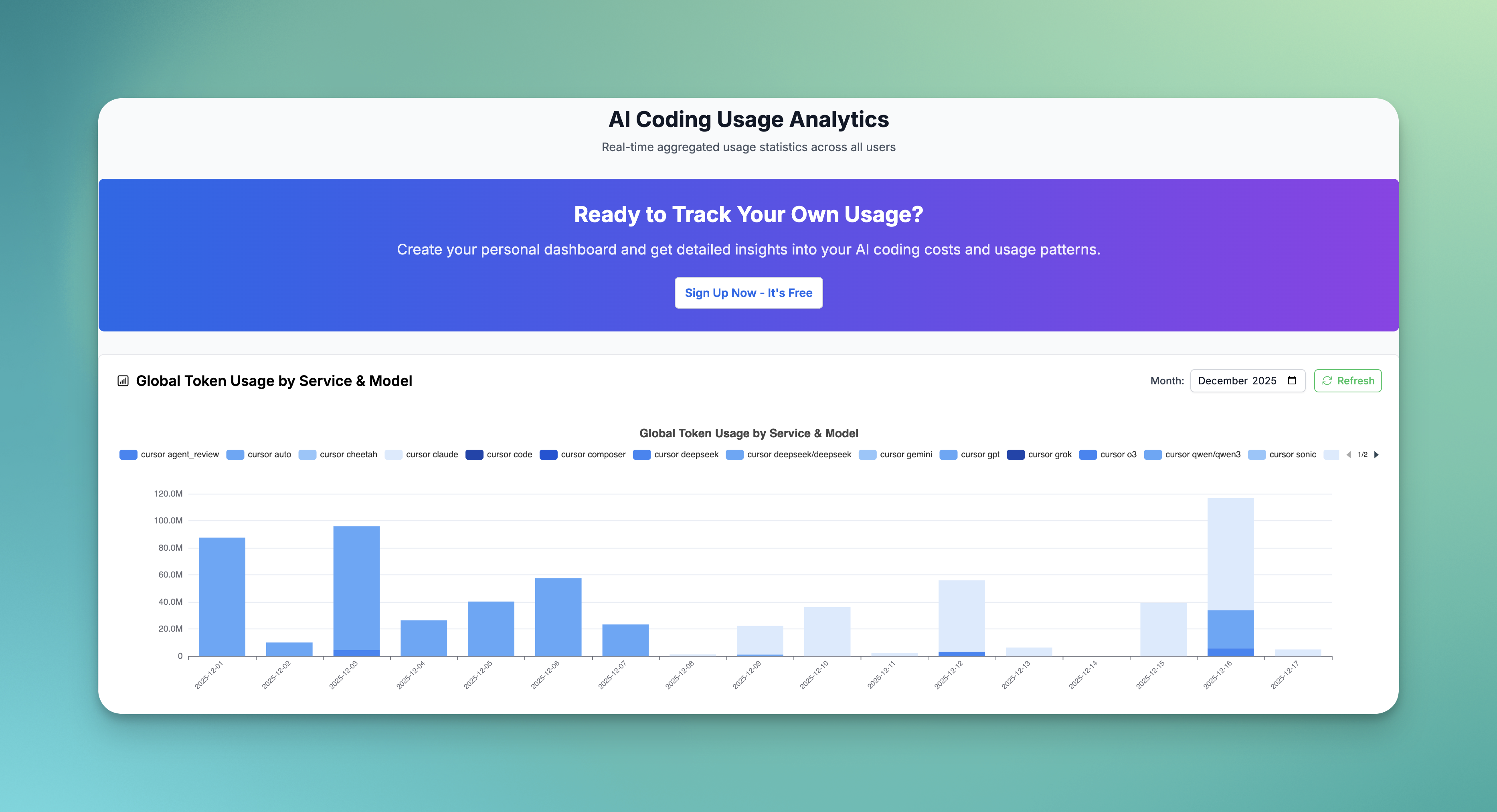 Price Per Token - Screenshot 4 showing product features and functionality