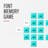 Font Memory Game