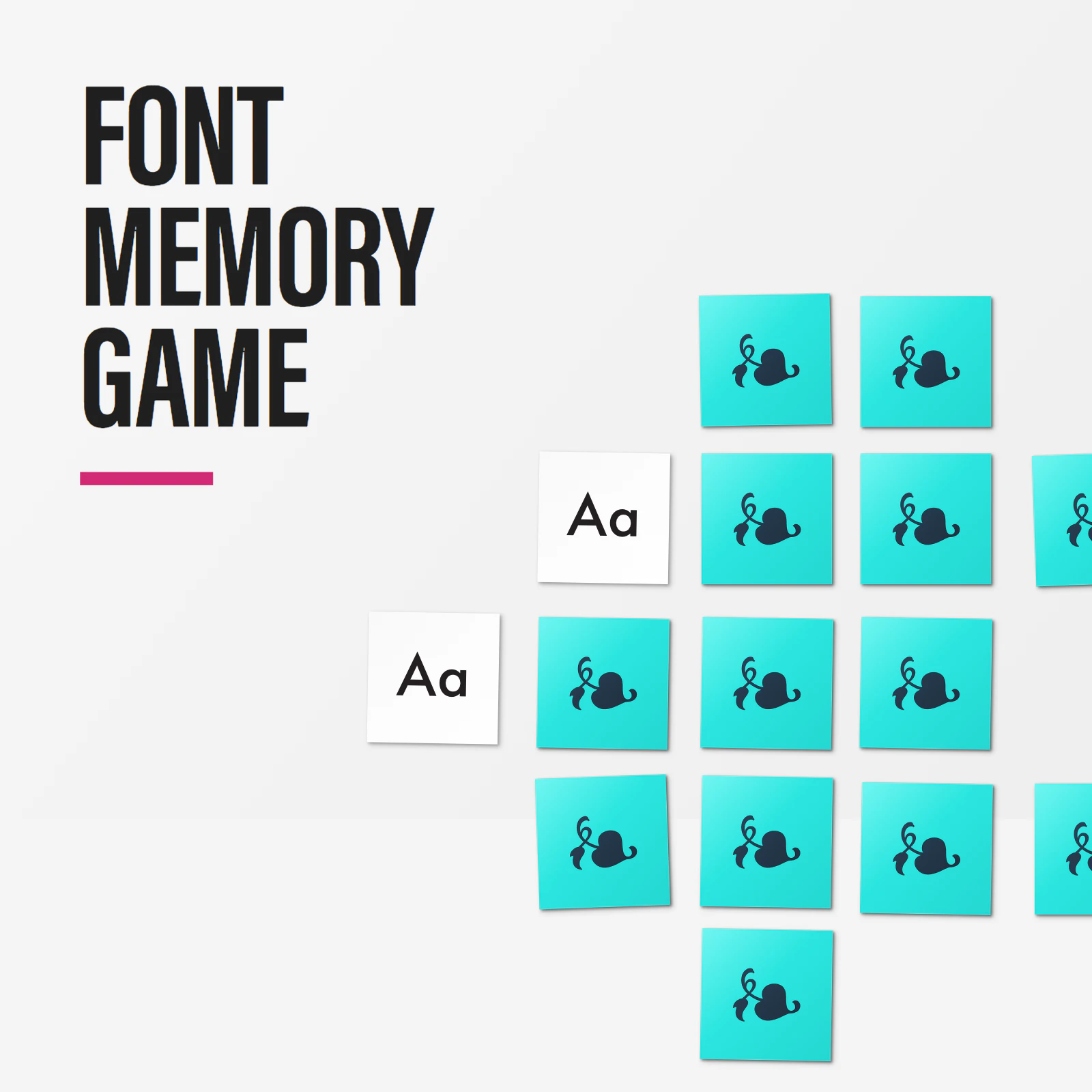 Font Memory Game