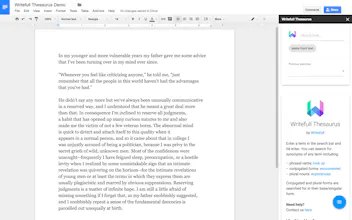 Writefull Thesaurus gallery image