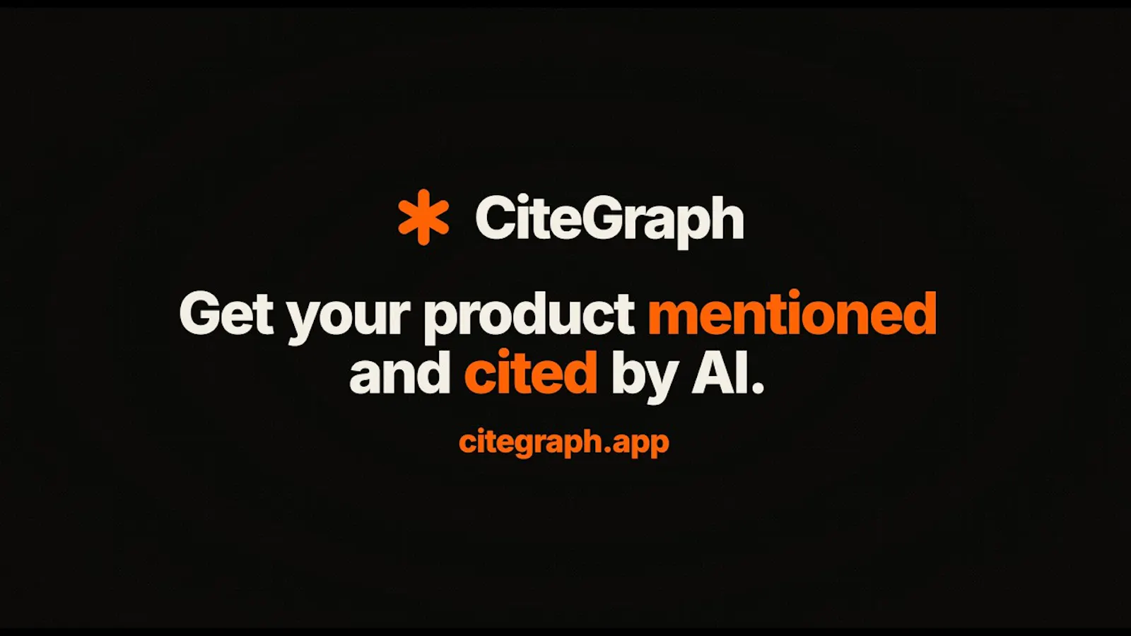CiteGraph screenshot 1 (video preview)