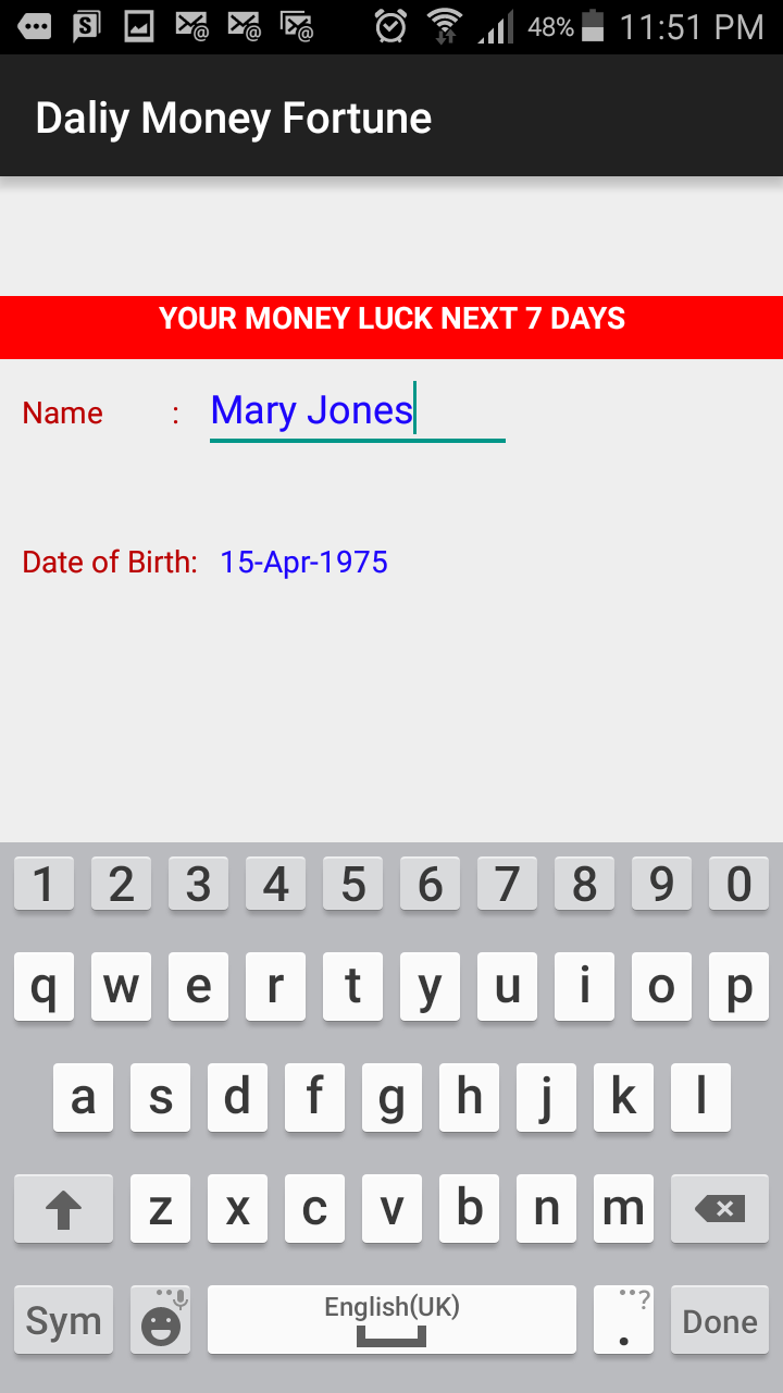Daily Money Fortune gallery image