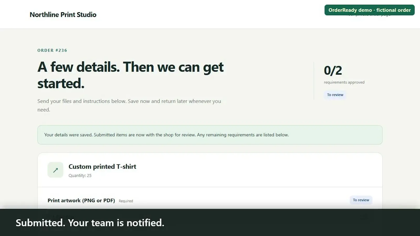 OrderReady for WooCommerce screenshot 1 (video preview)