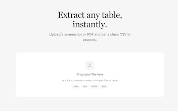 ExtracTable gallery image
