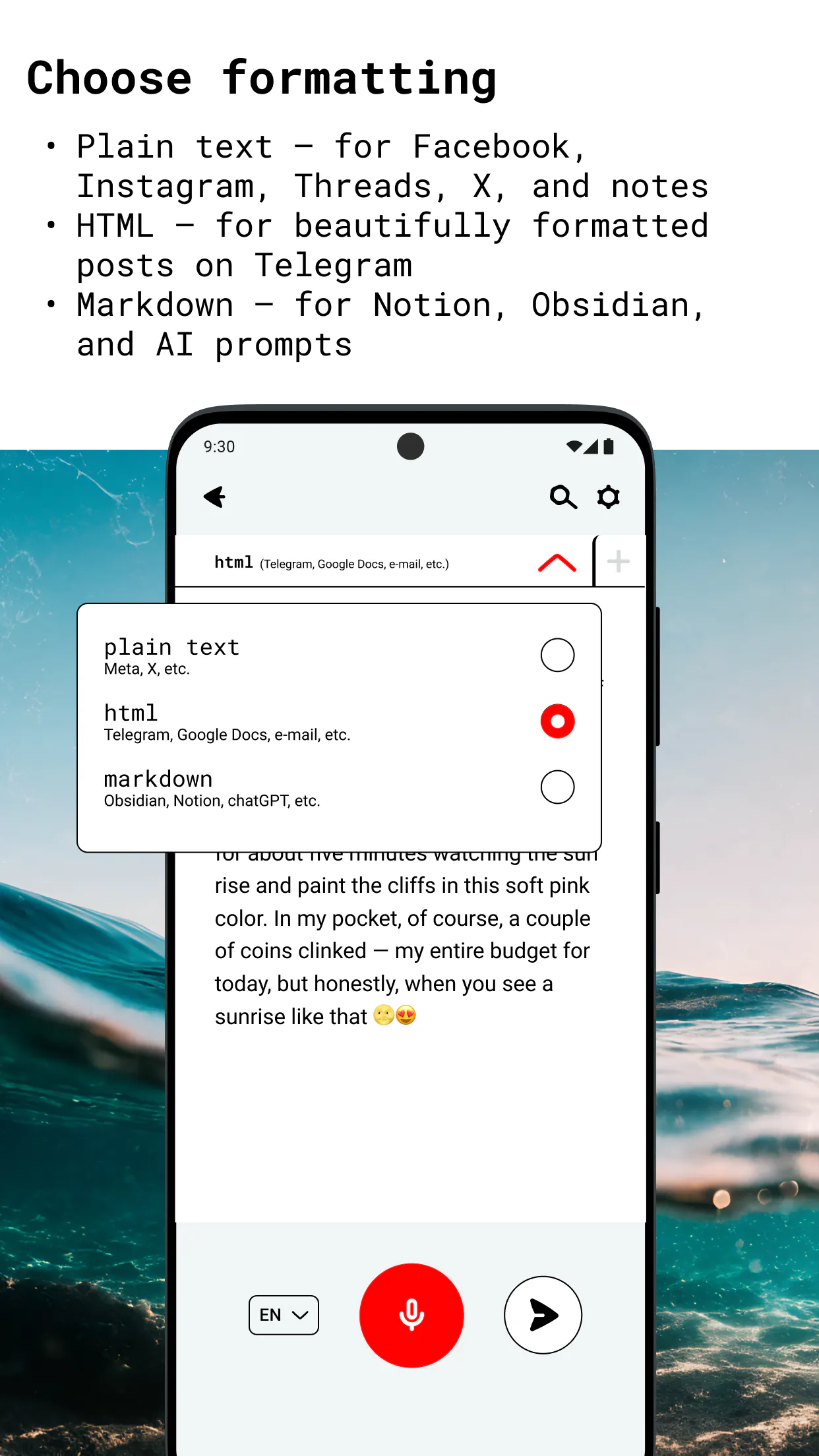 ReferentCrab - Speech to Text gallery image