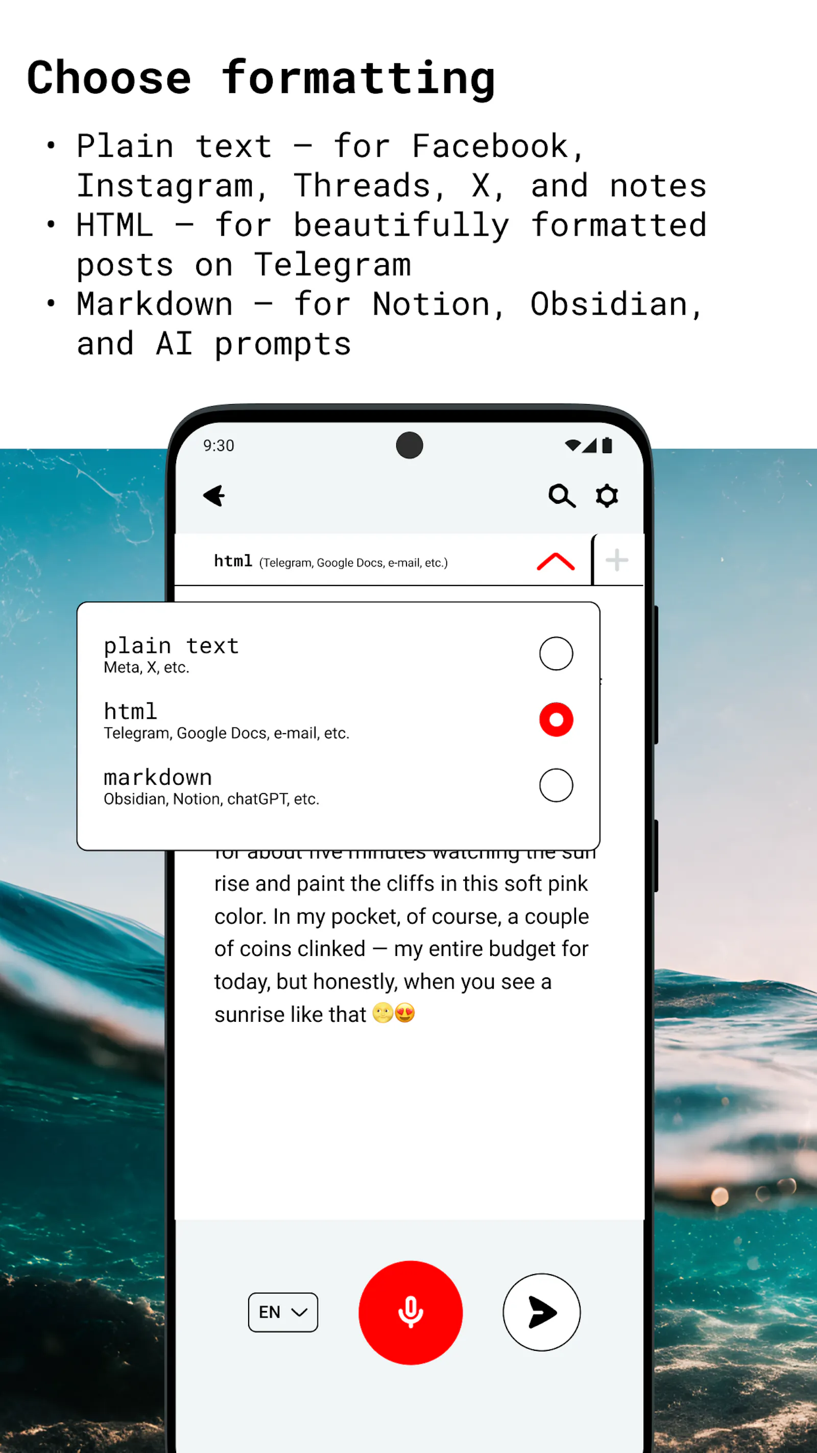 ReferentCrab - Speech to Text screenshot 4