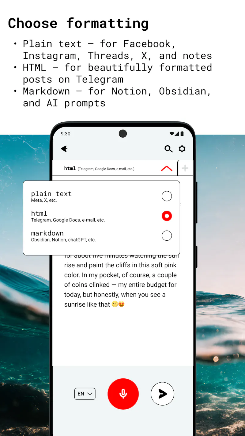 ReferentCrab - Speech to Text screenshot 4