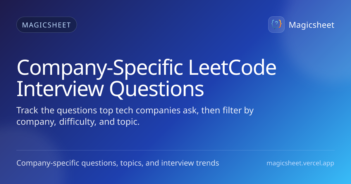 Magicsheet gallery image