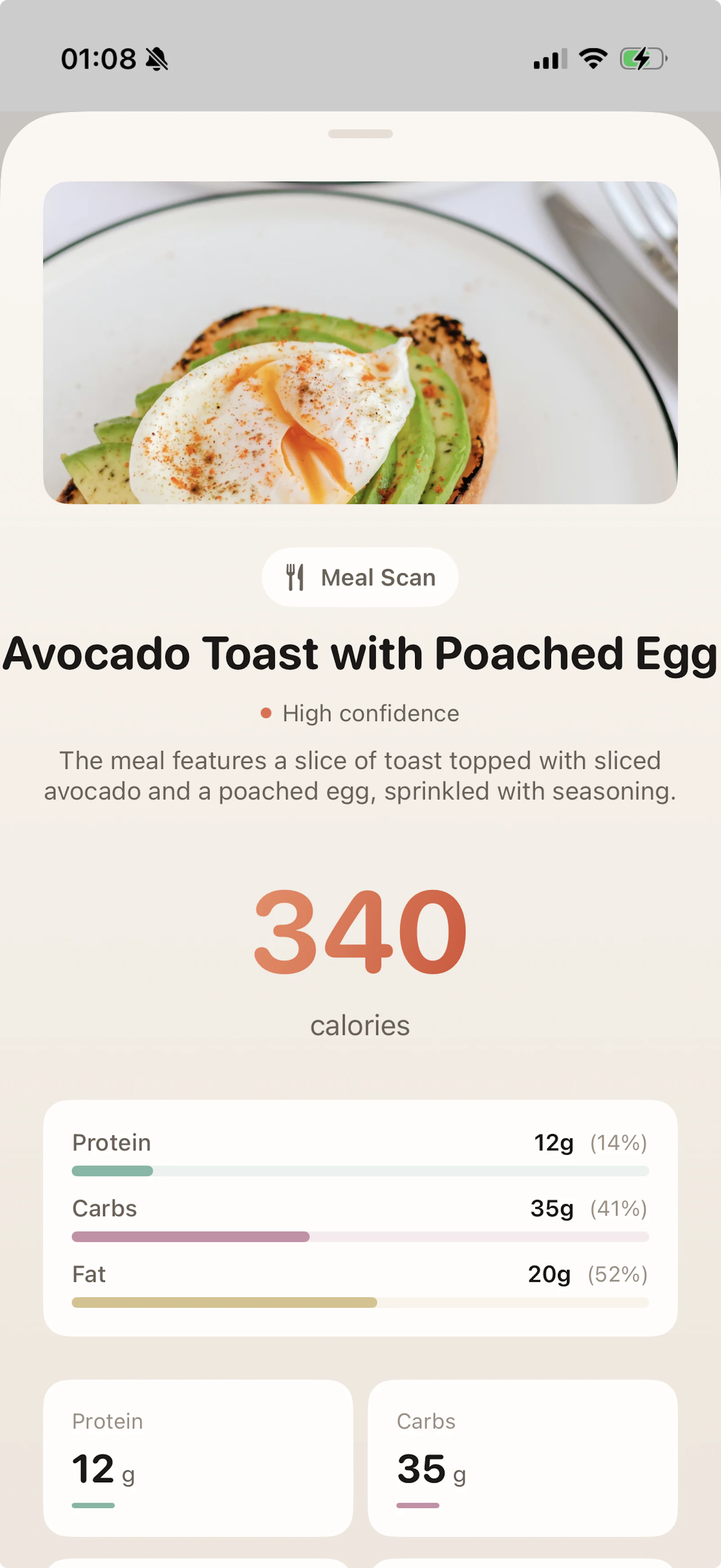 MiruAI: Nutrition Guide from Your Camera screenshot 3