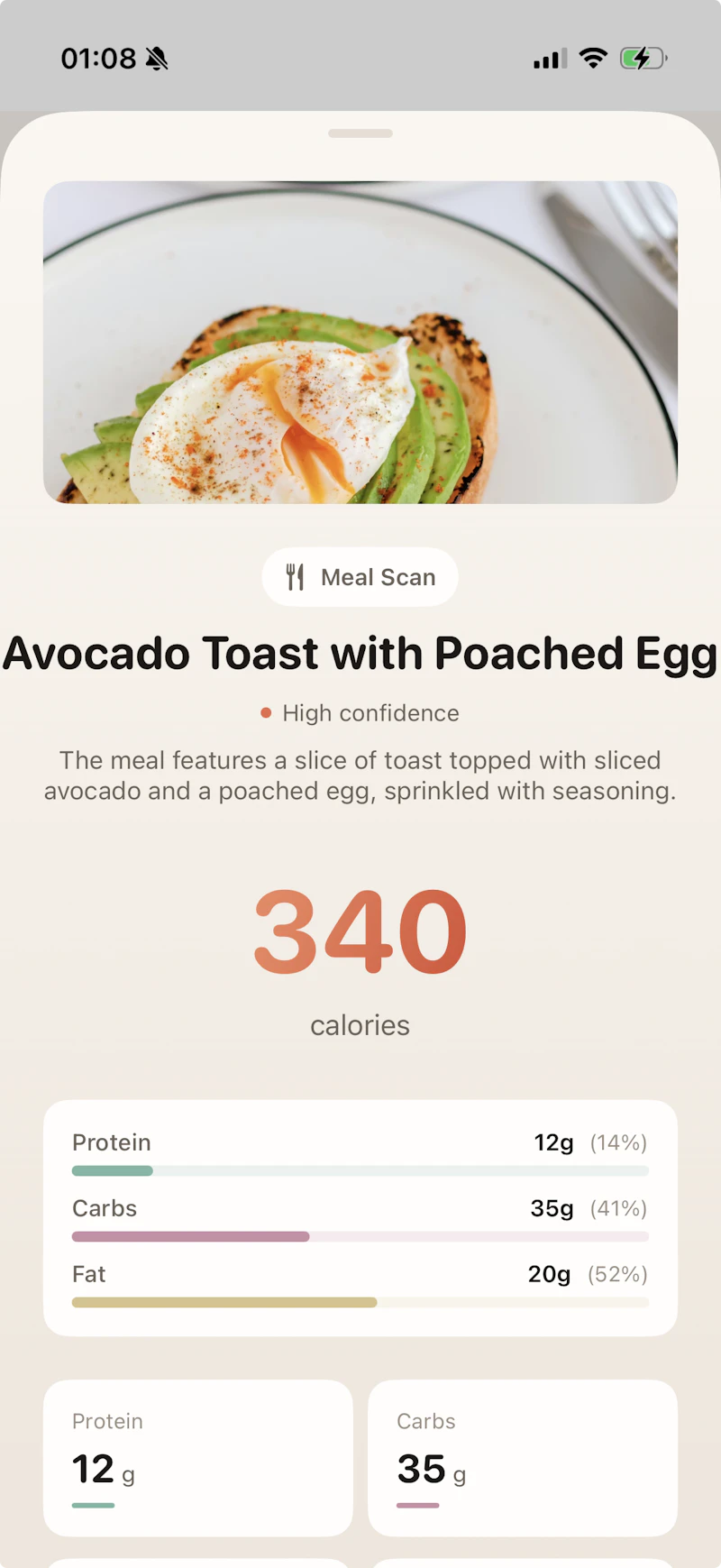 MiruAI: Nutrition Guide from Your Camera screenshot 3