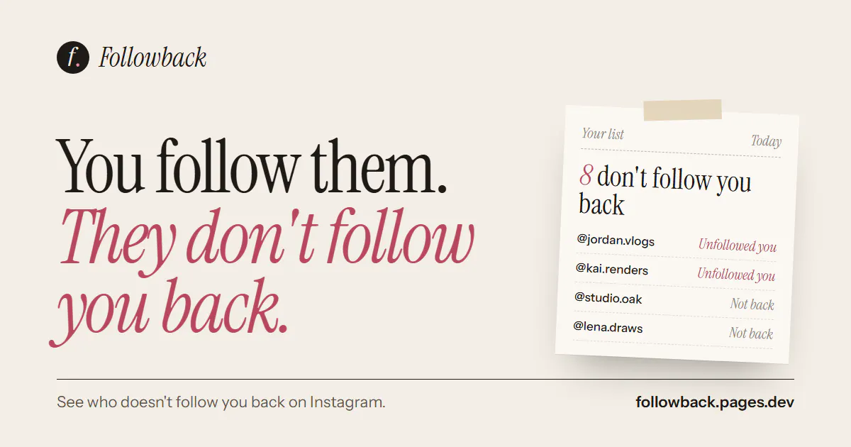 Followback gallery image