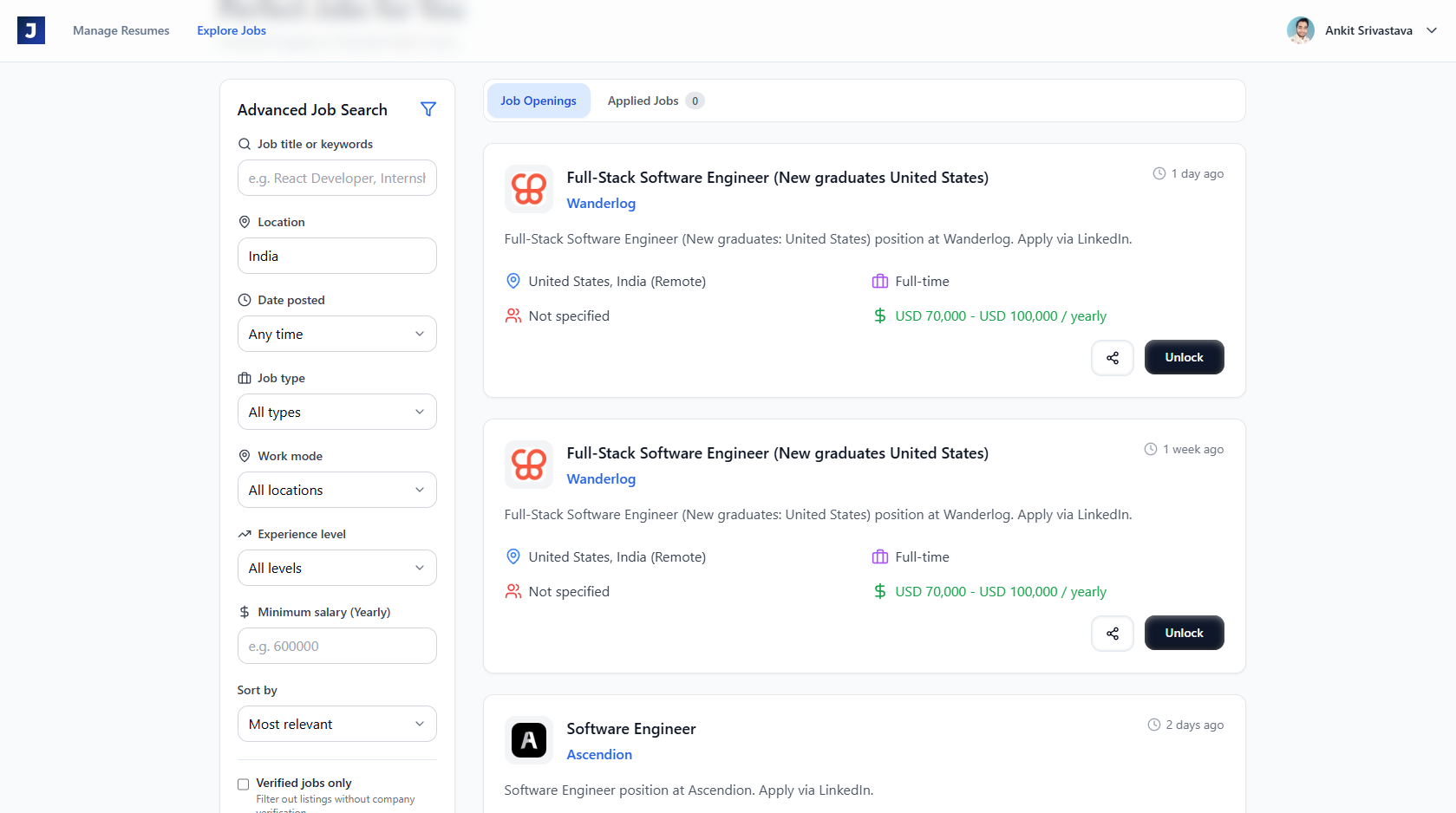 JobProt: Tinder for Hiring gallery image