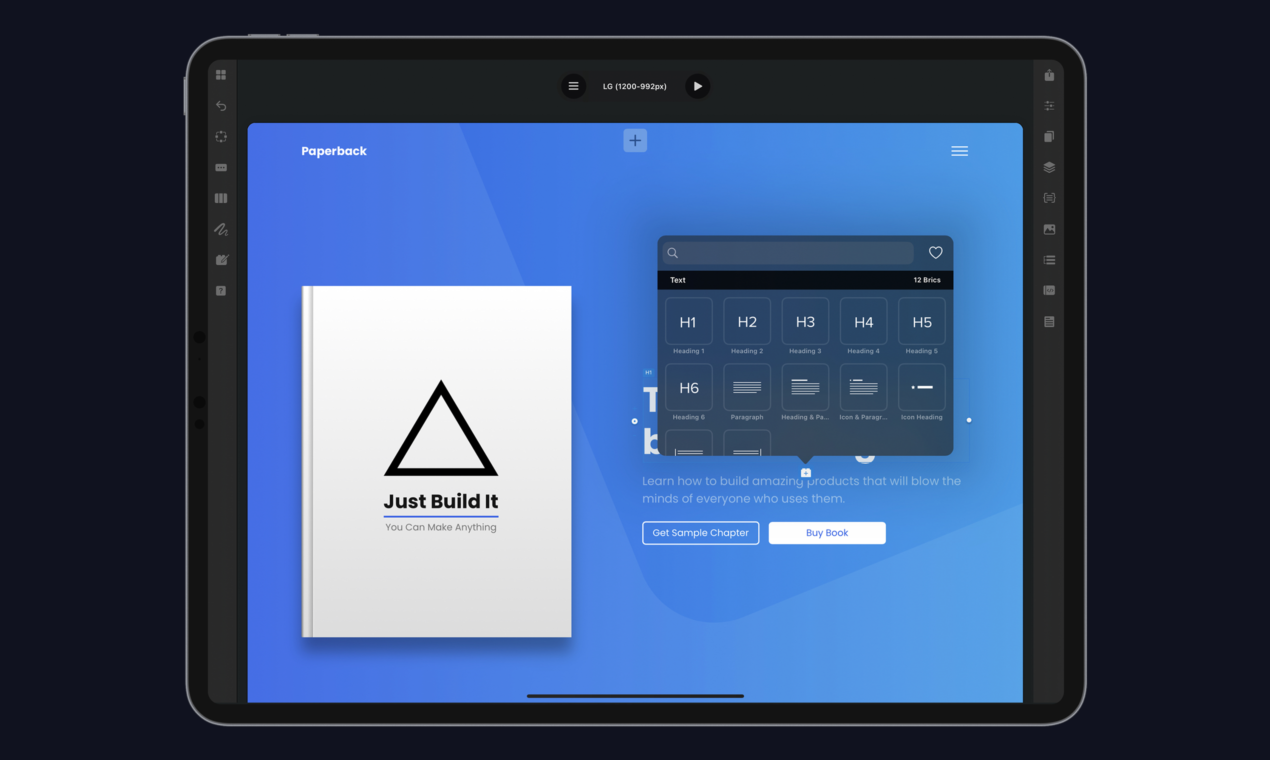 Блок для iPad - Сила для создания красивых сайтов, под рукой. медиа 4