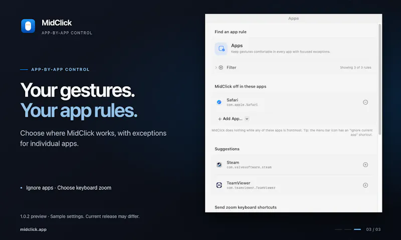 MidClick screenshot 4