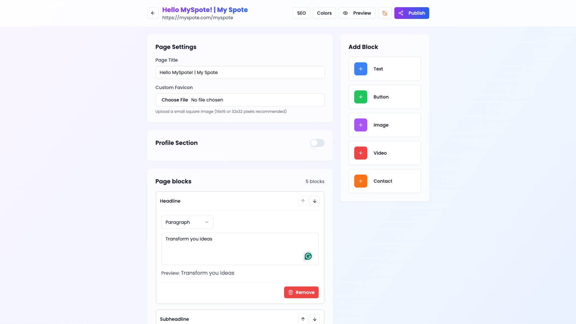 MySpotE gallery image