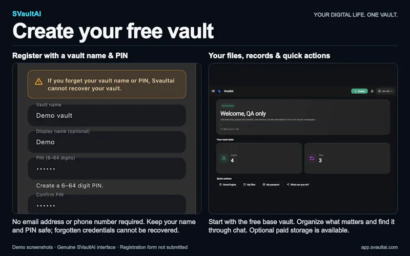 SVaultAI screenshot 2