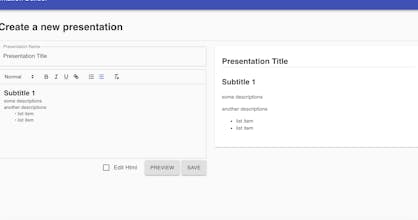 Vanhackaton - Presentation Builder gallery image