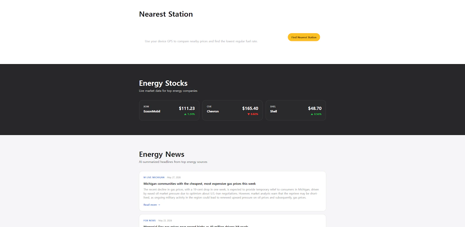 FuelScope AI screenshot 2