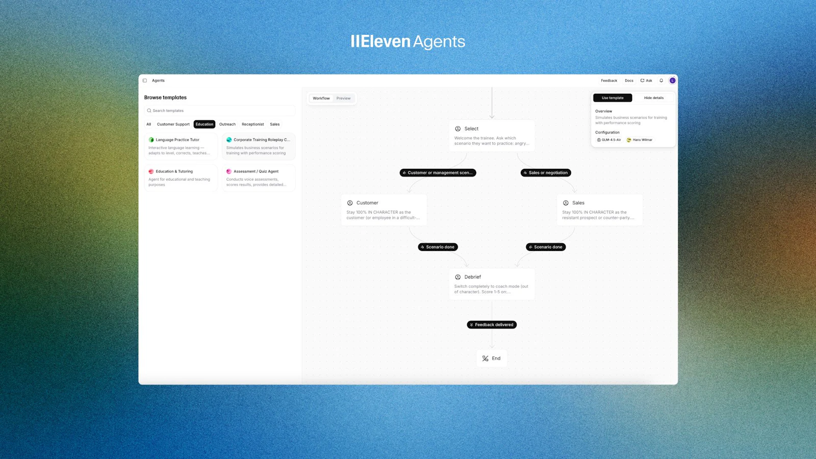 ElevenLabs Agent Templates screenshot 4
