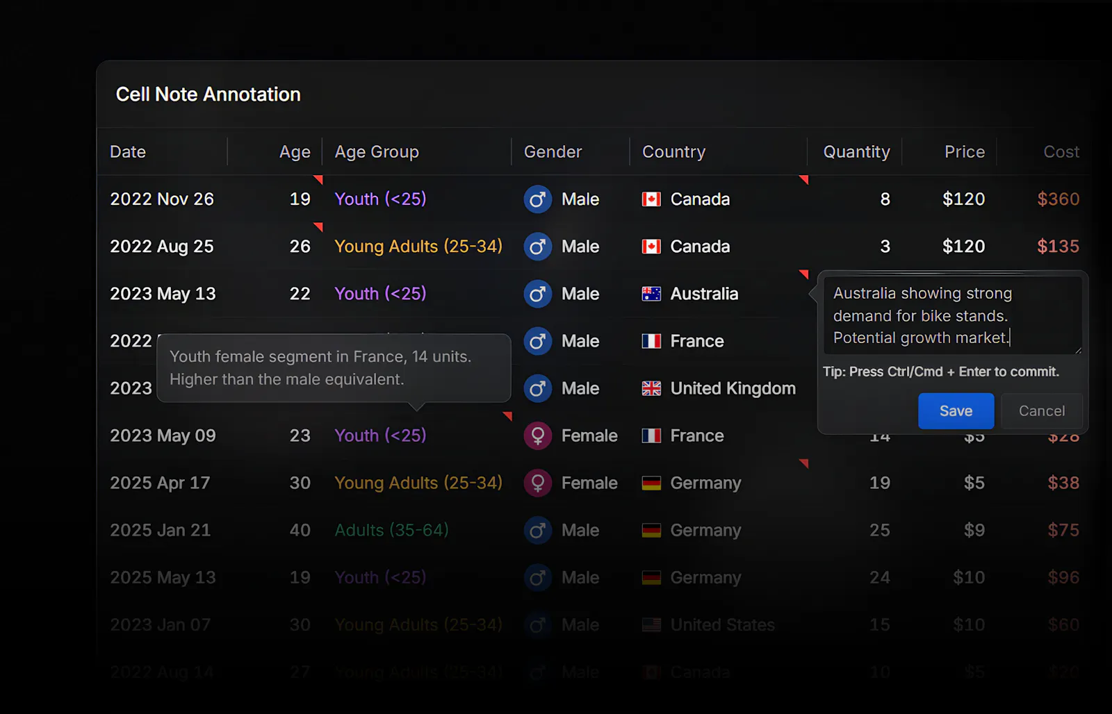 LyteNyte Grid 2.2 screenshot 2