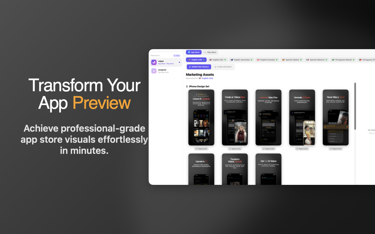 Asogenie - Screenshot 5 showing product features and functionality