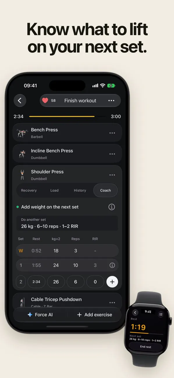 FORCE: Workout & Gym Tracker gallery image