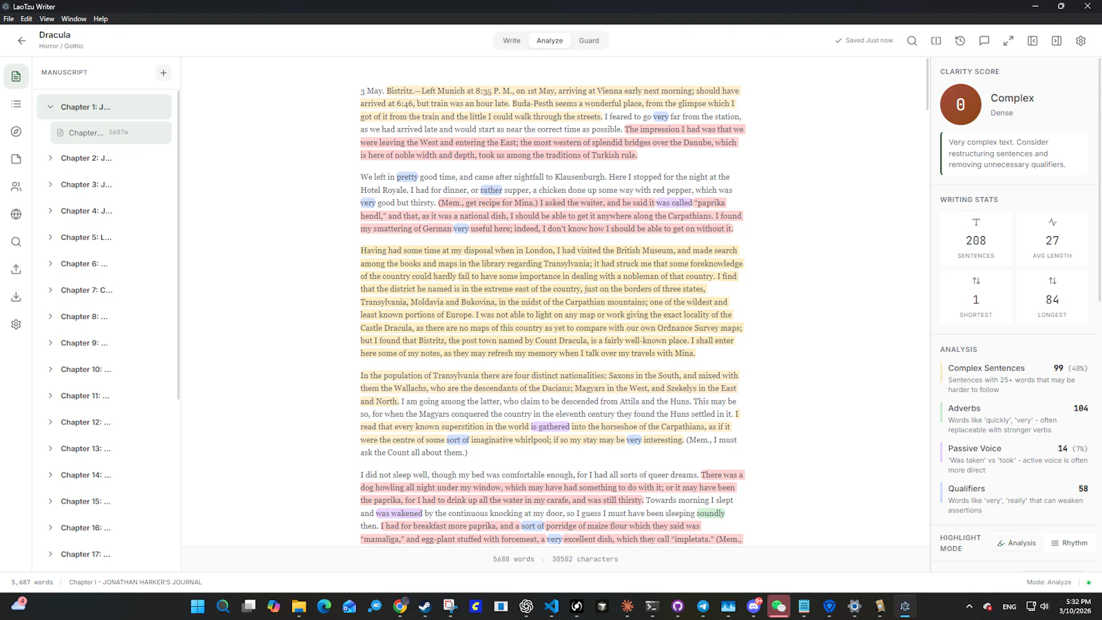 LaoTzu Writer Studio screenshot 4