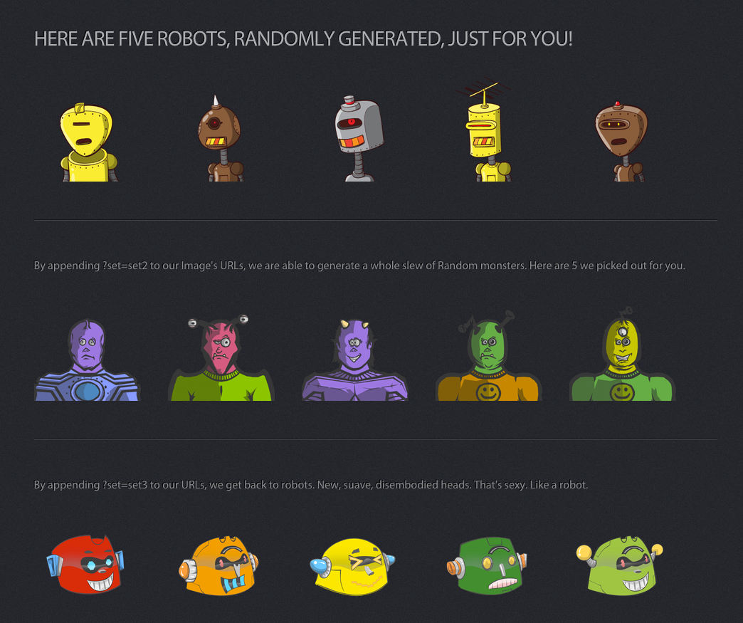 Robohash gallery image