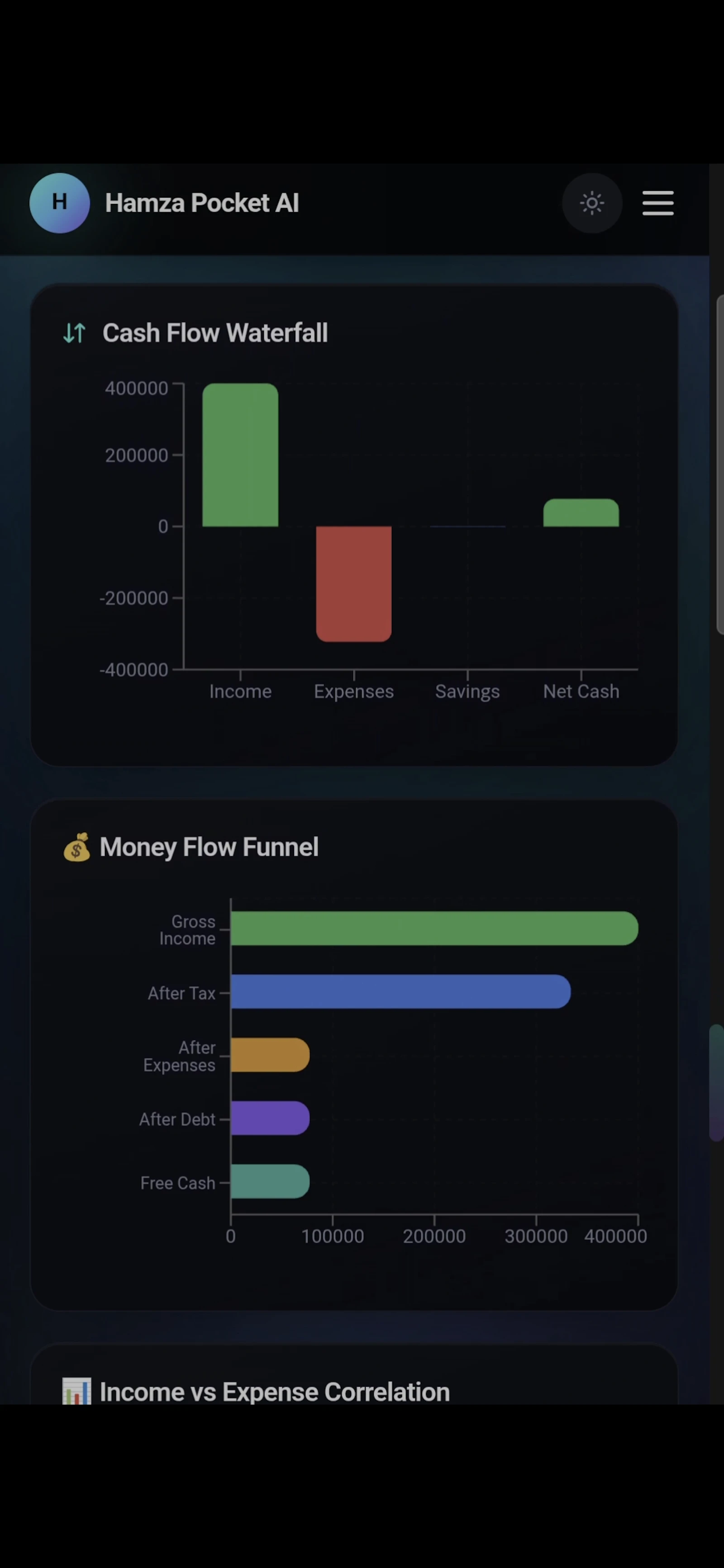 Ai powered fianncial system screenshot 1