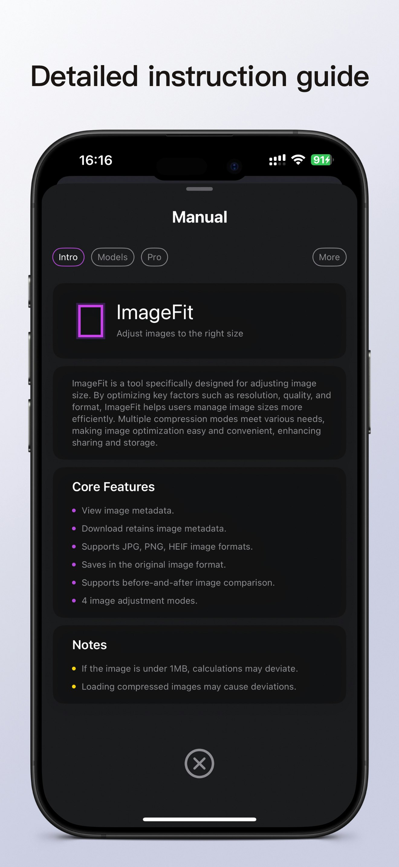 ImageFit : 올바른 크기 - 아름답고 간단하며 사용하기 쉬운 이미지 압축 도구 미디어 5