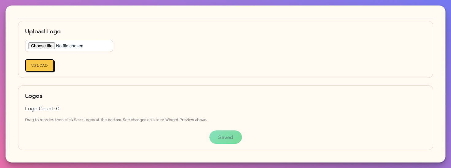 Client Logo Wall - Screenshot 4 showing product features and functionality